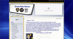 Desktop Screenshot of orlandopoliceretirees.com